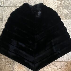 J McLauglin Faux Fur Poncho